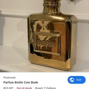 ISO Z GALLERIE PARFUM COIN BANK LOOKING 2 BUY